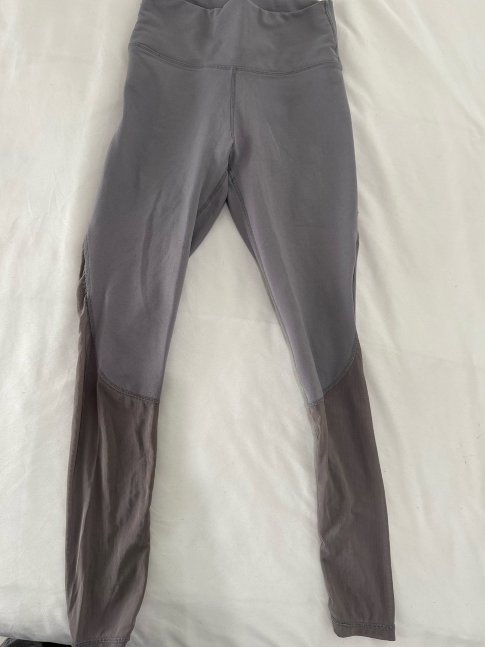 Fabletics Gray Mesh side Athletic Leggings